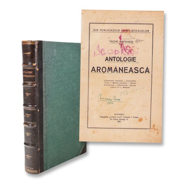 Tache Papahagi, Antologie aromânească, 1922