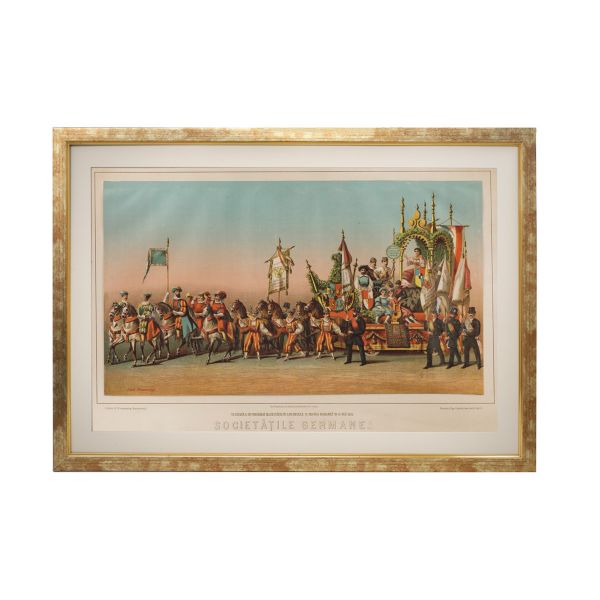 Carol Popp de Szathmáry, Societățile Germane - Albumul Carelor Simbolice, cromolitografie