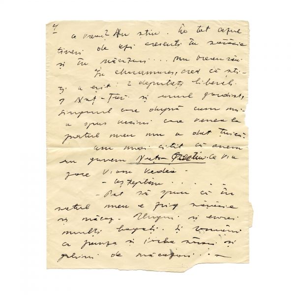 Mircea Eliade, corespondență de la Gheorghe Chindriș, 1938