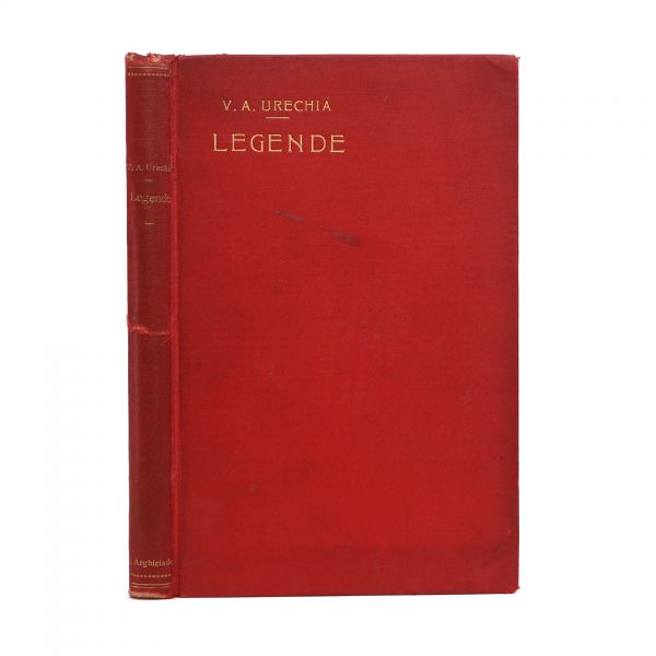 V. A. Urechia, Legende, 1901, cu semnătură olografă