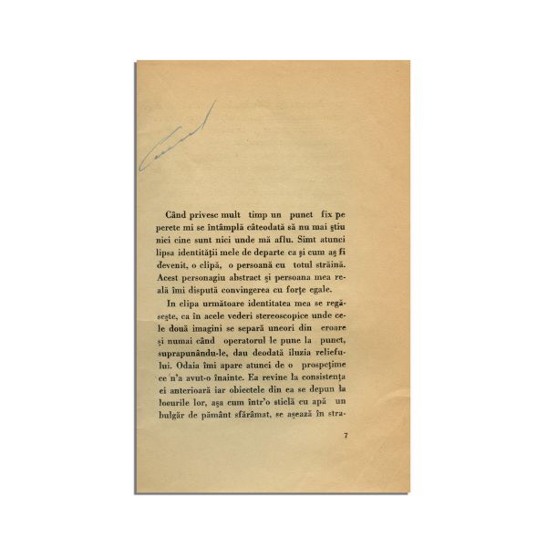 Max Blecher, Întâmplări în irealitatea imediată, 1936