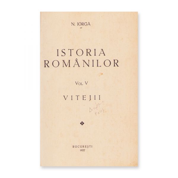 Nicolae Iorga, Istoria Românilor, primele 8 volume, 1936-1938