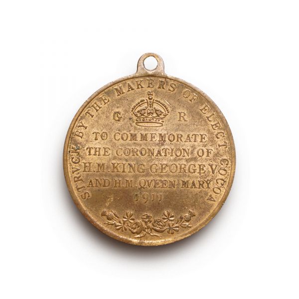 Încoronarea regelui George al V-lea al Marii Britanii și a reginei Mary, medalion 1911