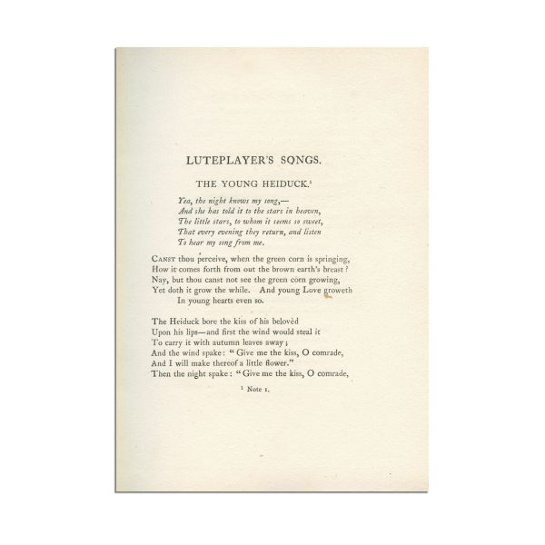 Hélène Vacaresco, Carmen Sylva, Alma Strettell, The Bard of the Dimbovitza, 1897