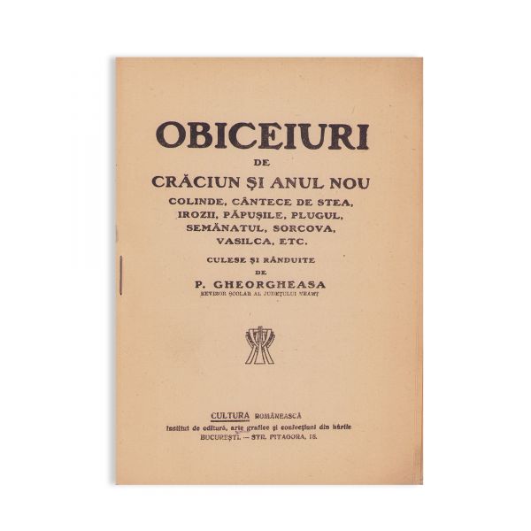 P. Gheorgheasa, Obiceiuri de Crăciun și de Anul Nou