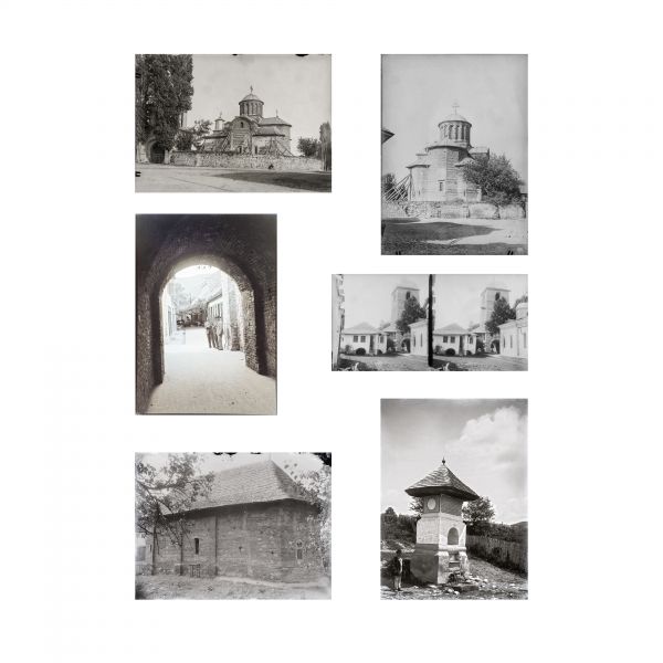 Biserica Sfântul Nicolae Domnesc, Fântâna Meșterului Manole, centrul orașului Curtea de Argeș, 7 stereotipii și 22 de clișee fotografice realizate de arh. Victor Ștefănescu