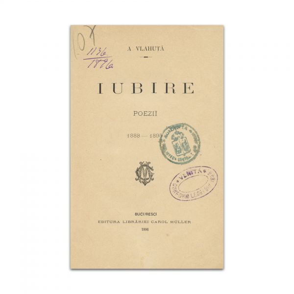A. Vlahuță, Iubire. Poezii (1888-1895)