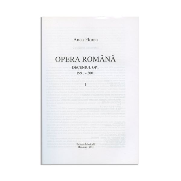 Anca Florea, Opera Română, 12 volume
