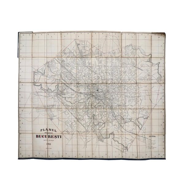 Planul orașului București, ediția oficială, 1911