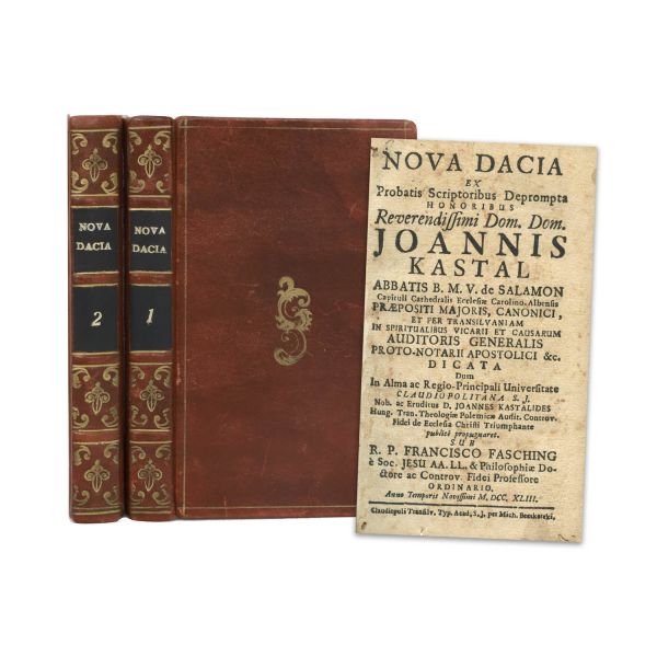 Joannis Kastal, Nova Dacia, două volume, 1743