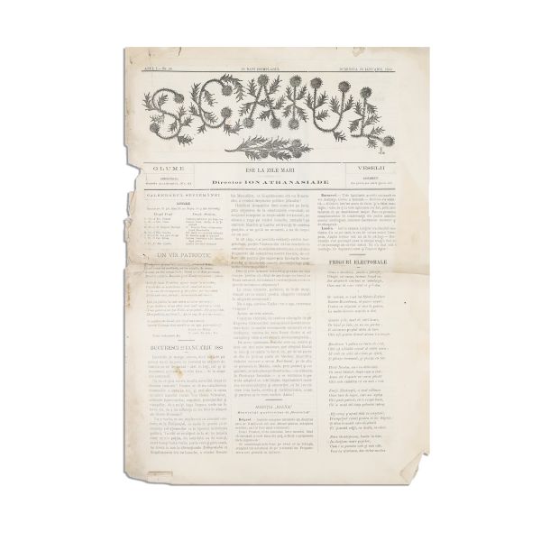 Publicația „Scaiul”, Anul I, Nr. 29, 23 ianuarie 1883