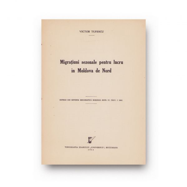 Patru broșuri despre etnografie, 1940 - 1943 