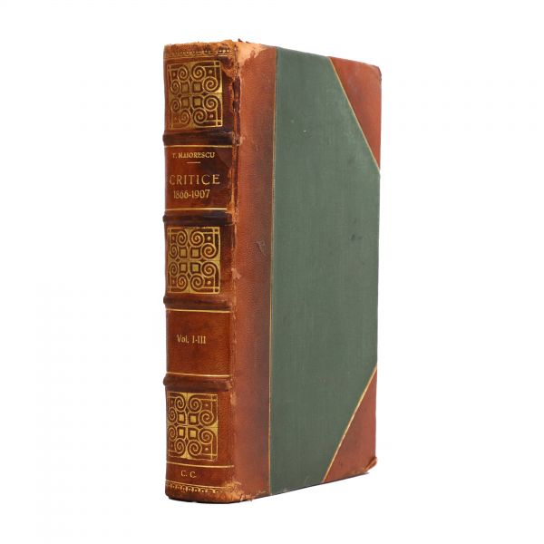 Titu Maiorescu, Critice, 1908, 3 volume colligate