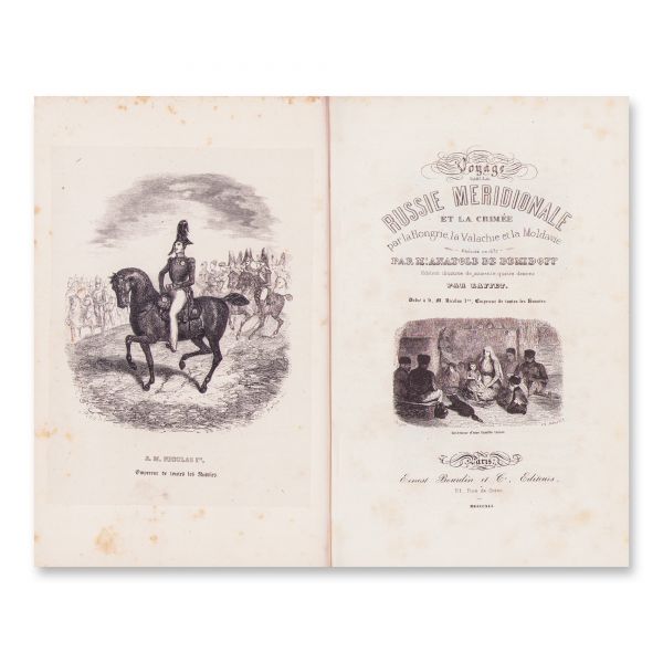 Anatole de Demidoff, Călătorie în Rusia meridională și în Crimeea, prin Ungaria, Valahia și Moldova, 1841, ediție în legătură de artă 