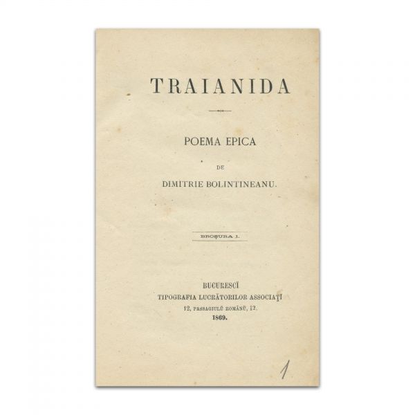 Dimitrie Bolintineanu, Traianida, 1869
