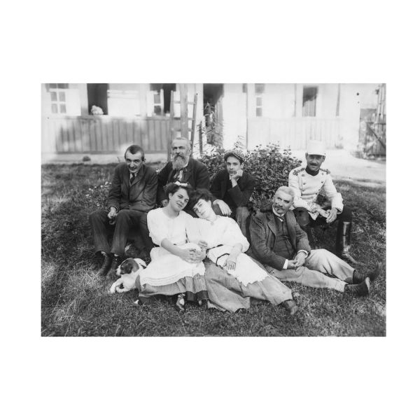 Gheorghe Stephănescu la moșia de la Arefu, 45 clișee fotografice realizate de arh. Victor Ștefănescu