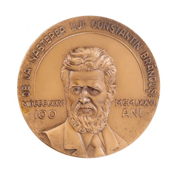 Centenarul nașterii lui Constantin Brâncuși, două medalii 