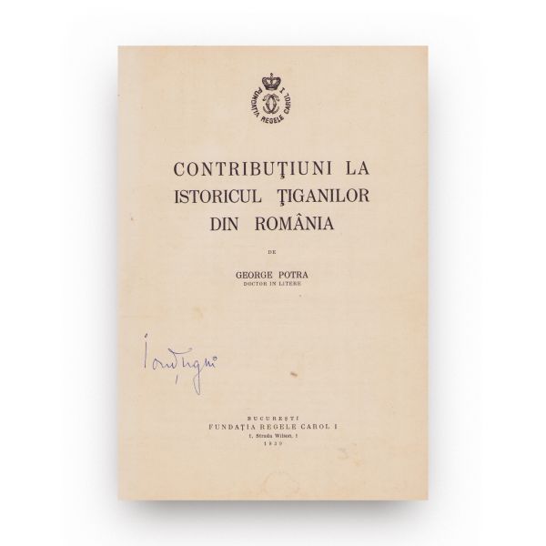 George Potra, Contribuțiuni la istoricul țiganilor din România, 1939, colligat cu Aurel V. Sava, Documente privitoare la târgul și ținutul Lăpușnei, 1937