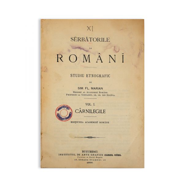 Simion Florea Marian, Sărbătorile la români, 1898-1901, trei volume 