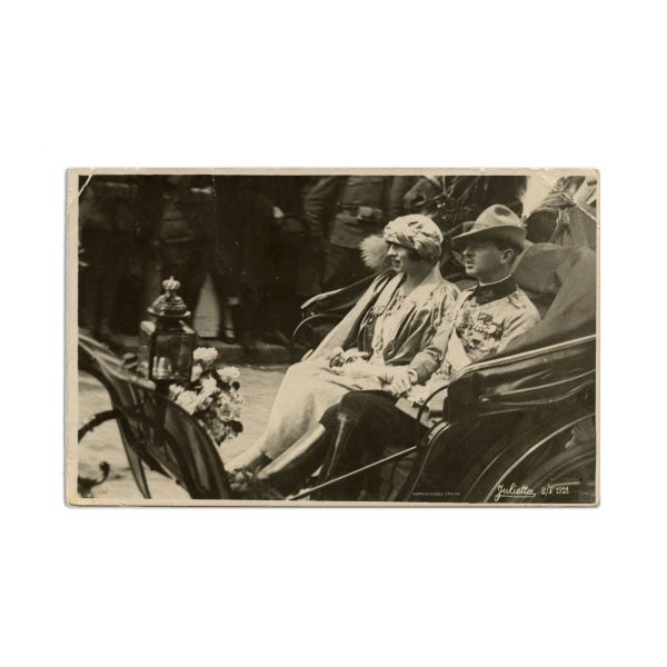 Familia regală a României, patru fotografii tip carte poștală