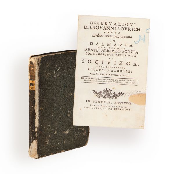 Osservazioni Di Giovanni Lovrich Sopra Diversi Pezzi Del Viaggio In Dalmazia, 1776