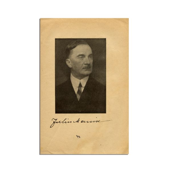 Iuliu Maniu, Unirea Ardealului, 1934, cu dedicația autorului - Piesă rară
