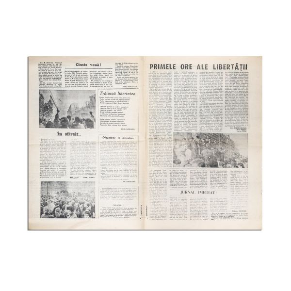 Publicația „Libertatea”, Anul I, Nr. 1, 22 decembrie 1989
