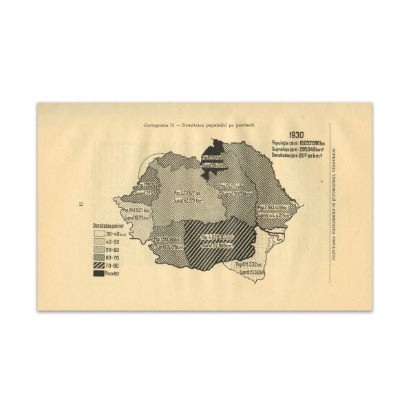 S. Manuila și D. C. Georgescu, Populația României, 1937