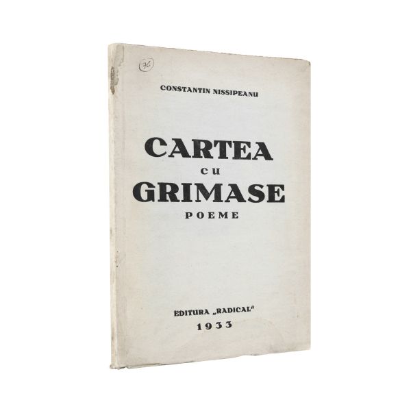 Constantin Nissipeanu, Cartea cu grimase, cu dedicație către G. Călinescu
