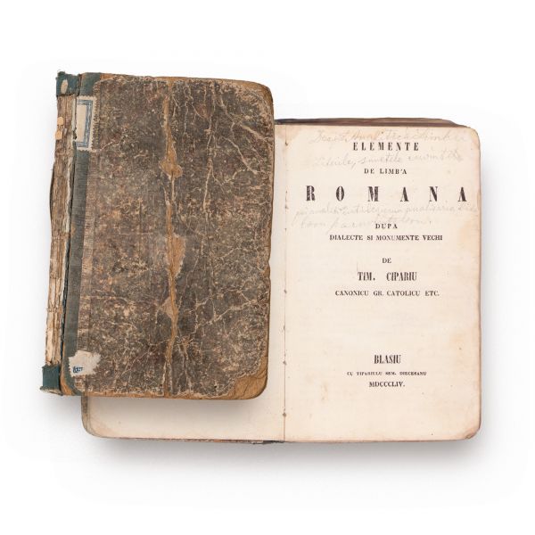Timotei Cipariu, Elemente de limba română, 1854