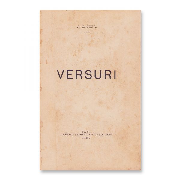 A. C. Cuza, Versuri, 1887