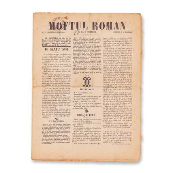 Publicația „Moftul român”, 1901, 7 numere
