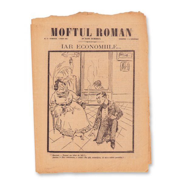 Publicația „Moftul român”, 1901, 7 numere