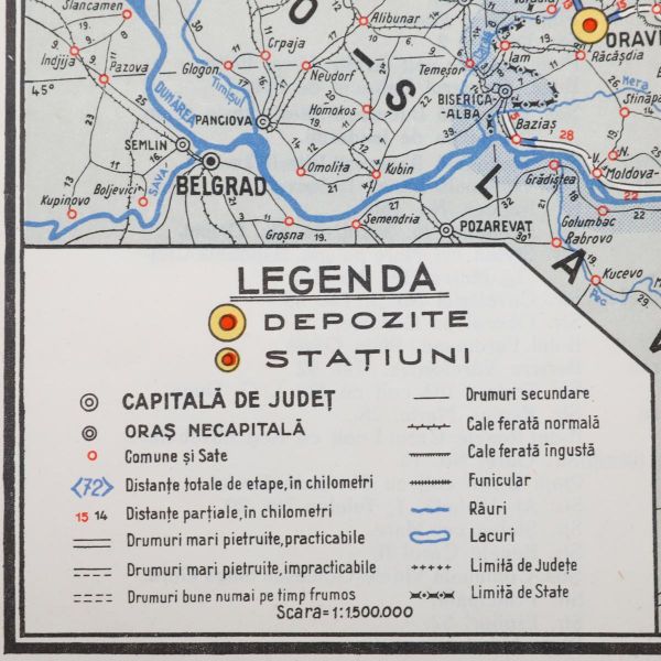 M. D. Moldoveanu, Harta rafinăriilor pentru distribuția petrolului