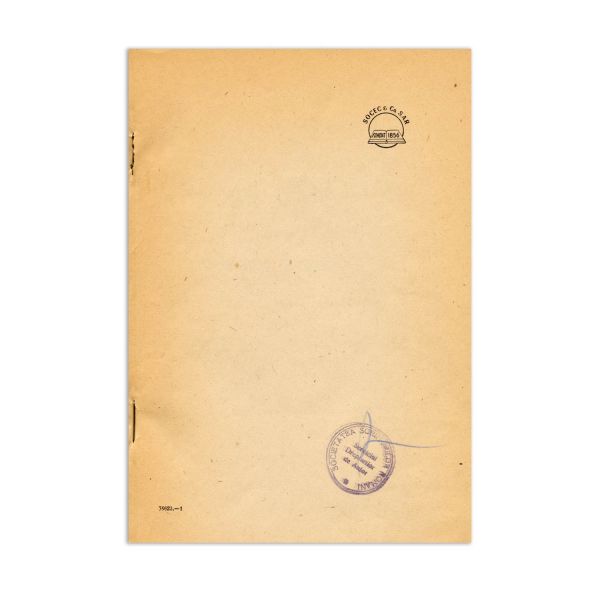 Sașa Pană, Poeme fără de imaginație, 1947, exemplar numerotat, cu dedicație olografă