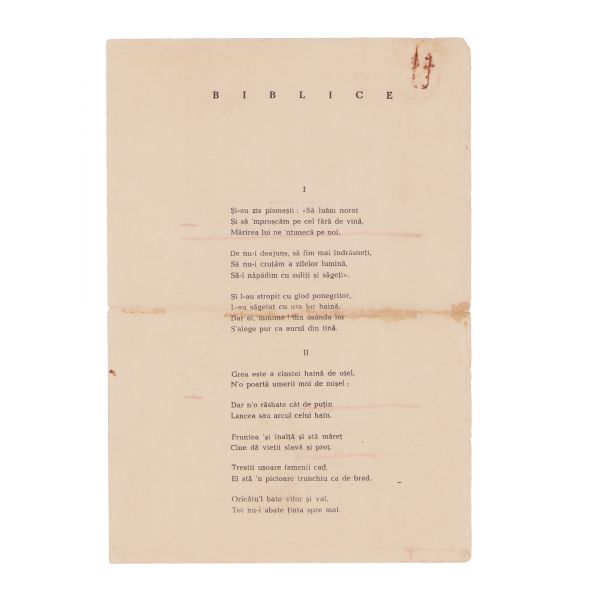 Nicolae Iorga, Cum a fost regele Carol I, articol, 1939, cu dedicație pentru Ion C. Măldărescu