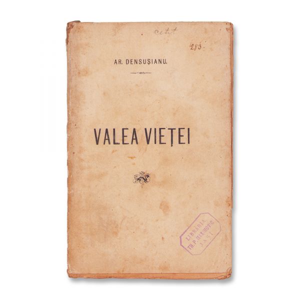 Aron Densușianu, Valea vieții, 1892