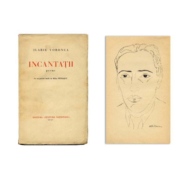 Ilarie Voronca, Incantații, 1931, cu ex-librisul semnătură al lui Ion Wittner