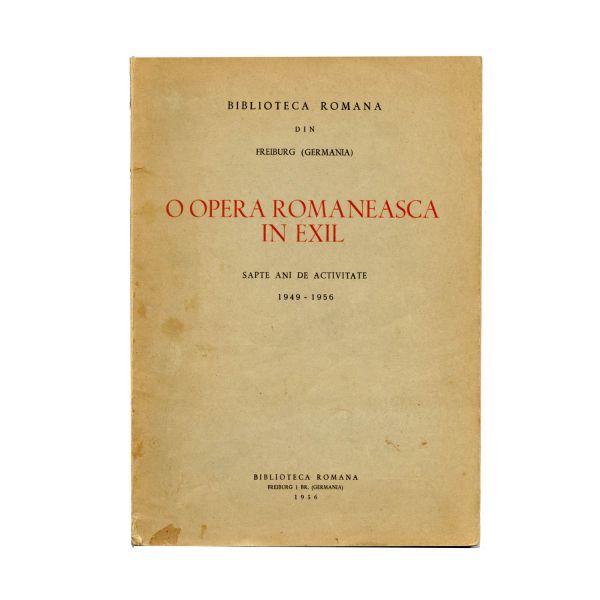 Biblioteca Română din Freiburg, O operă românească în exil, 1956