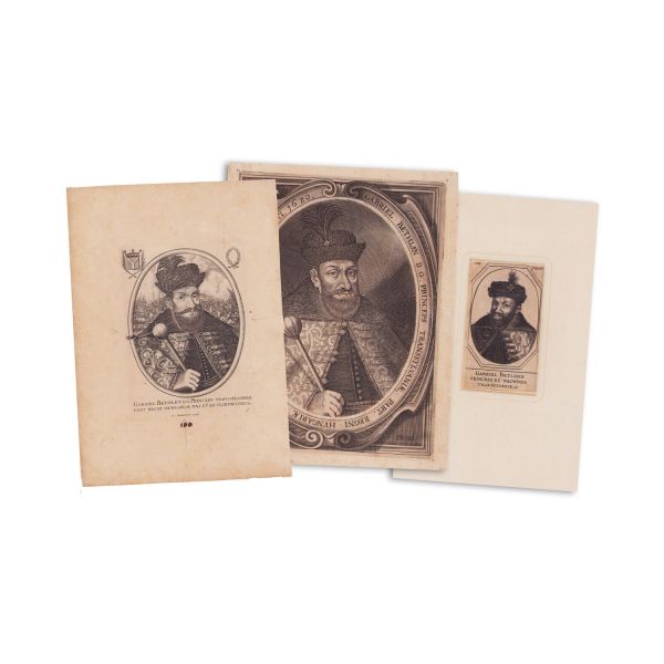 Principele Gabriel Bethlen, 3 gravuri în cupru