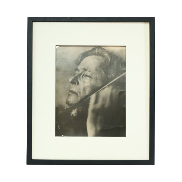George Enescu interpretând Poème de Ernest Chausson