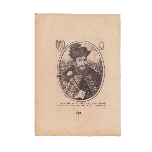 Principele Gabriel Bethlen, 3 gravuri în cupru