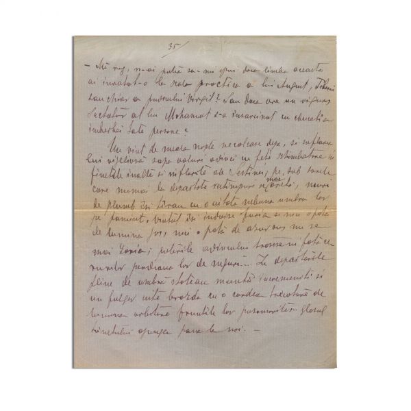 Calistrat Hogaș, Pe drumuri de munte, 1914, exemplar deosebit ce a aparținut lui C. Kirițescu, cu o fotografie și o filă manuscris  