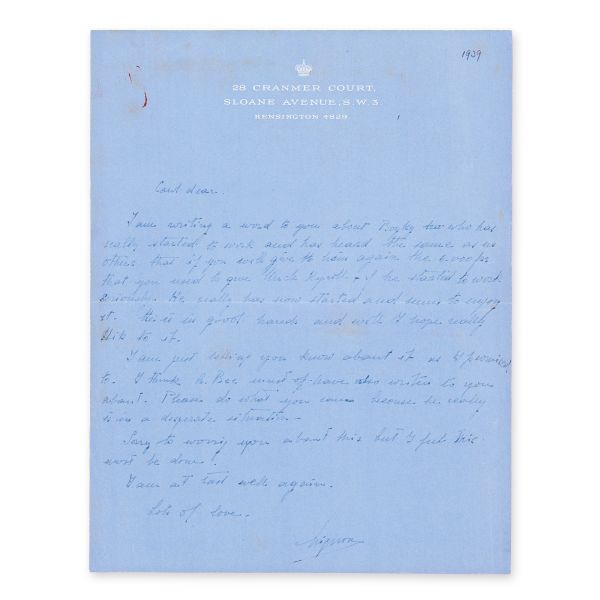 Principesa Maria - Mignon, scrisoare expediată regelui Carol al II-lea 