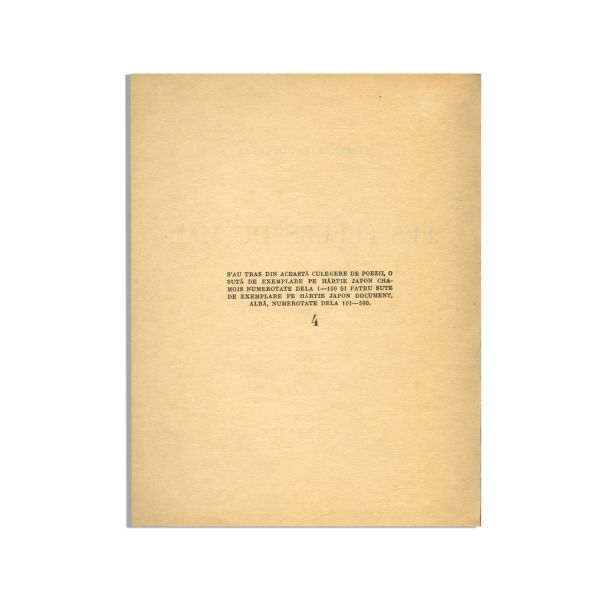 Charles Baudelaire, Les fleurs du mal, 1939, exemplar bibliofil cu dedicația traducătorului 