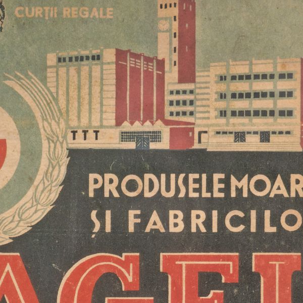 Produsele morii și fabricilor Gagel, reclamă de epocă