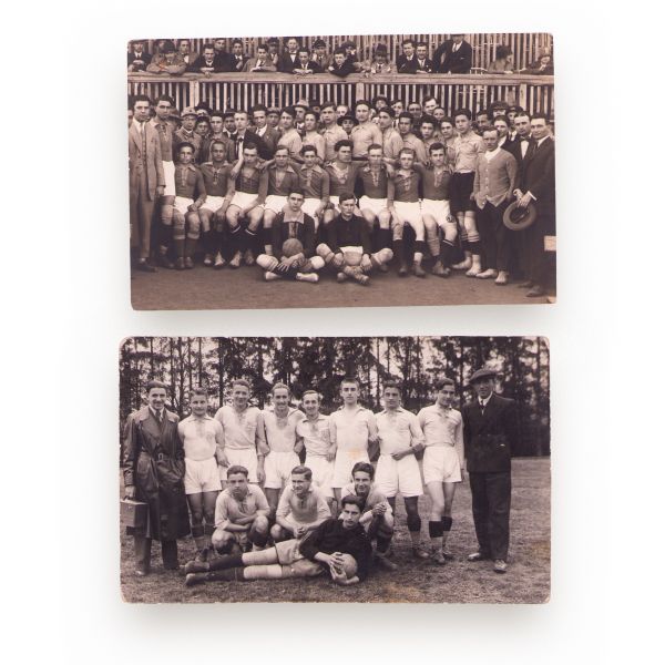 Echipa de fotbal Ripensia Timișoara, două fotografii tip carte poștală 