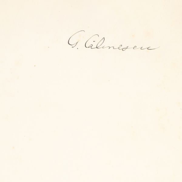 G. Călinescu, Viața lui Mihai Eminescu, 1932, exemplar bibliofil cu semnătura autorului