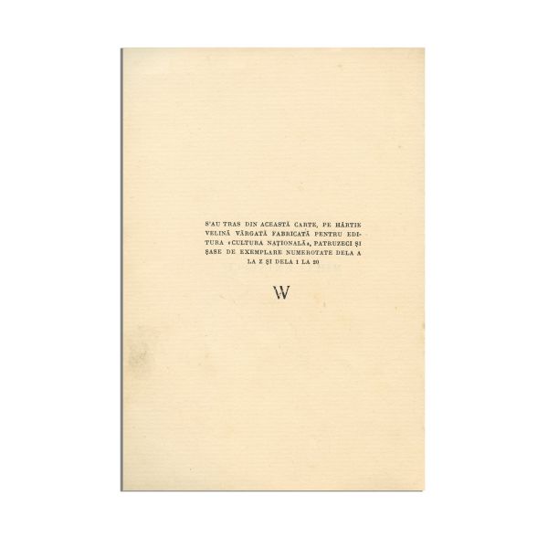 G. Călinescu, Viața lui Mihai Eminescu, 1932, exemplar bibliofil cu semnătura autorului