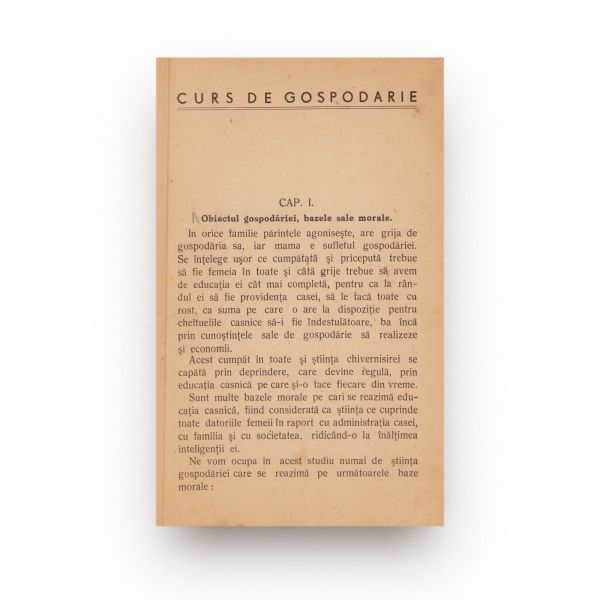 Lucreția Dimitrescu- Aldem, Curs de Gospodărie, 1942